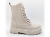 Beige Avant-garde Design And High Soles Lady Boots