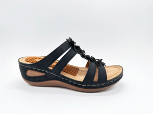 Summer New Flower Decorated Elegant Lady Sandals