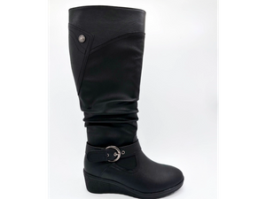 Buckle High Tube Elegant Warmth Women's Boots