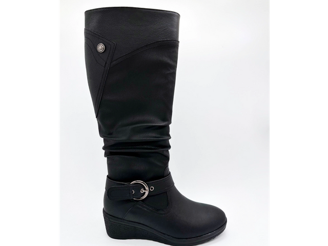 Buckle High Tube Elegant Warmth Women's Boots