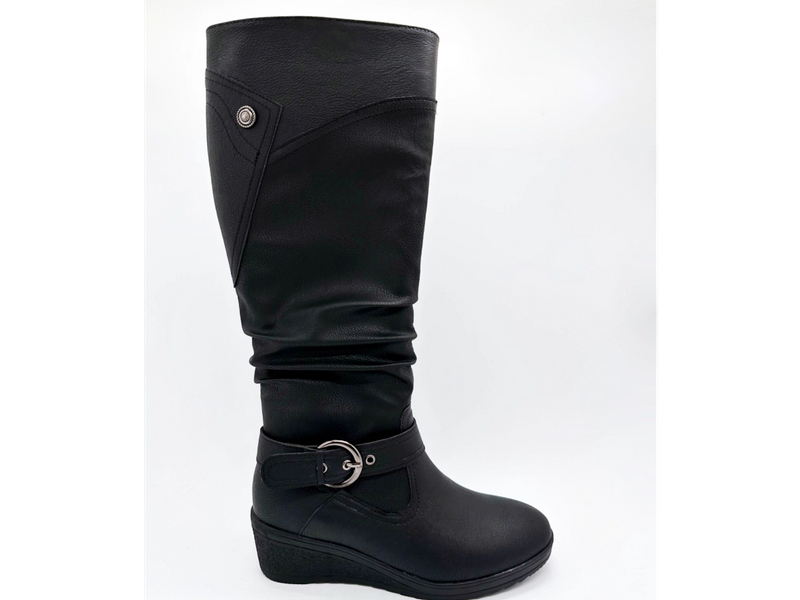 Buckle High Tube Elegant Warmth Women's Boots