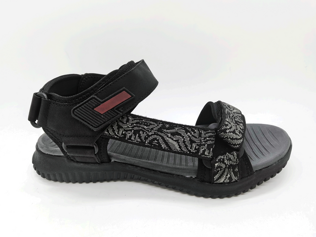 Black Pattern Design Daily Casual Men Sandals