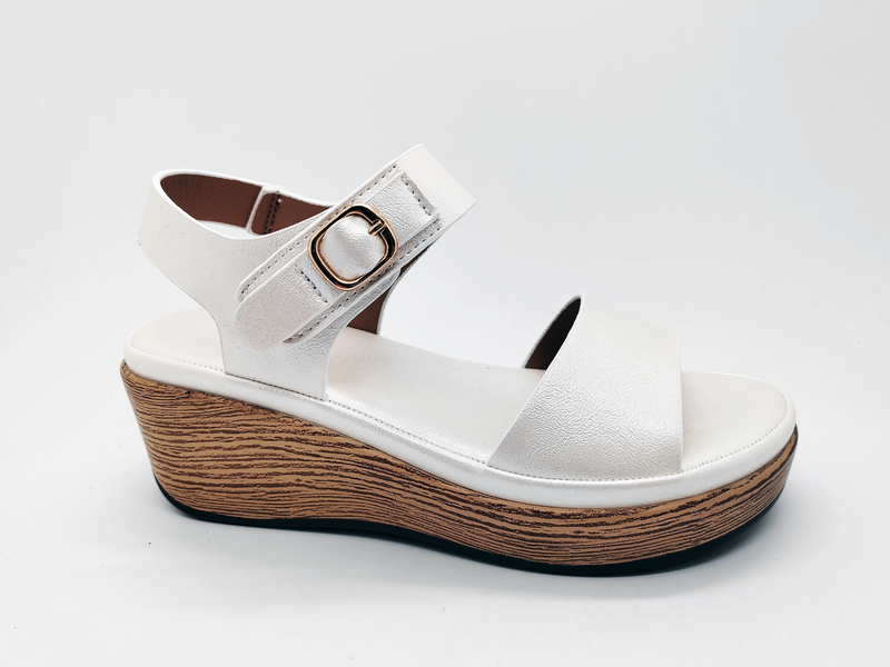 White Elegant High Heel Daily Women's Sandals