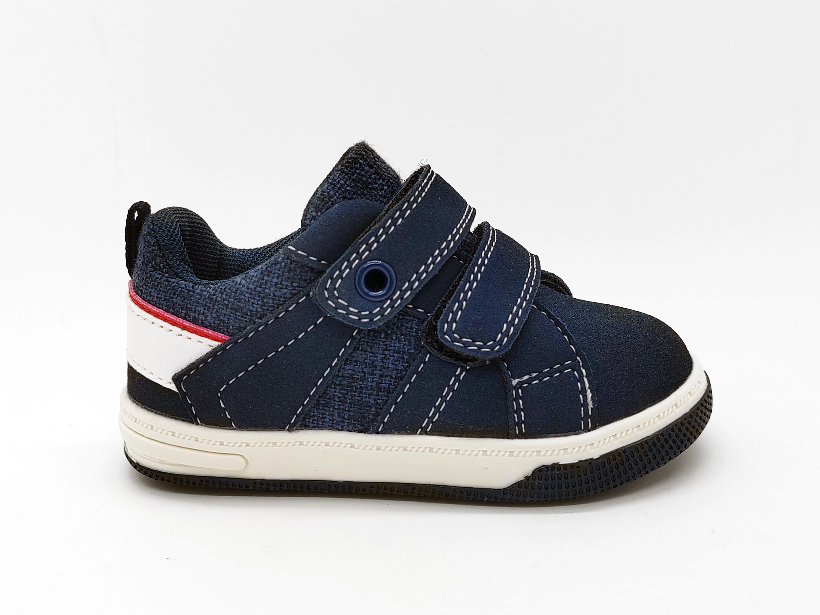 British Style Student Velcro Convenient Flat Bottom Boy Sneakers
