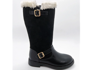 Fleece Black Comfortable Anti-slip Girls