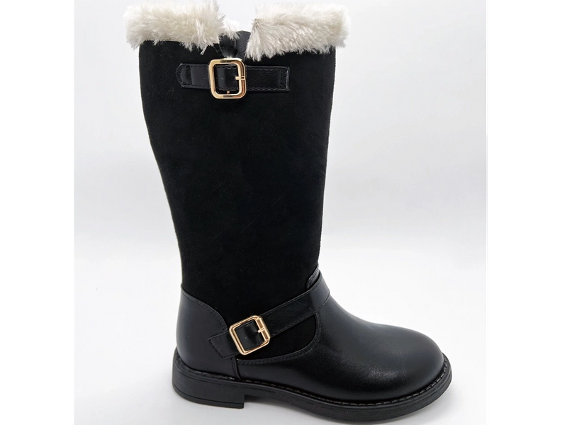 Fleece Black Comfortable Anti-slip Girls