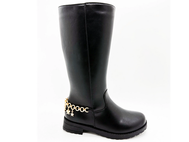 High-top Smooth Surface PU Women's Boots 