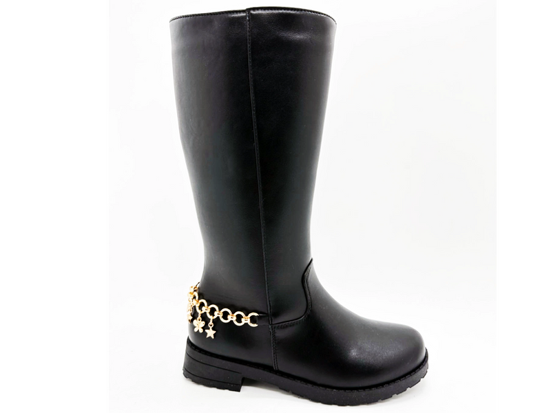 High-top Smooth Surface PU Women's Boots 