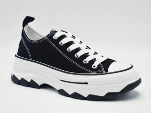 Black injection molded exquisite high-quality low-cut slip-resistant women's comfort shoes 
