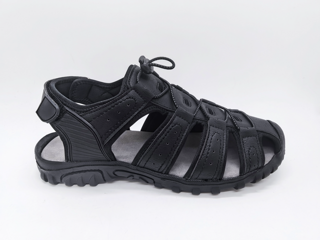 Black Fashionable Stable Men's Sandals